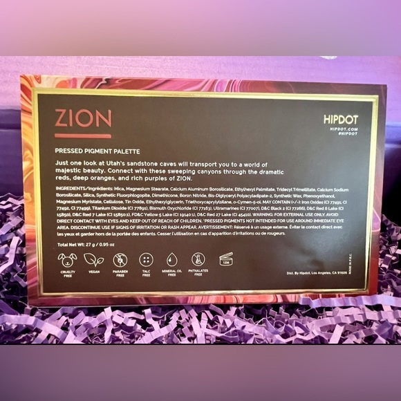NIB Hipdot Zion Pressed Pigment Palette - Picture 3 of 6